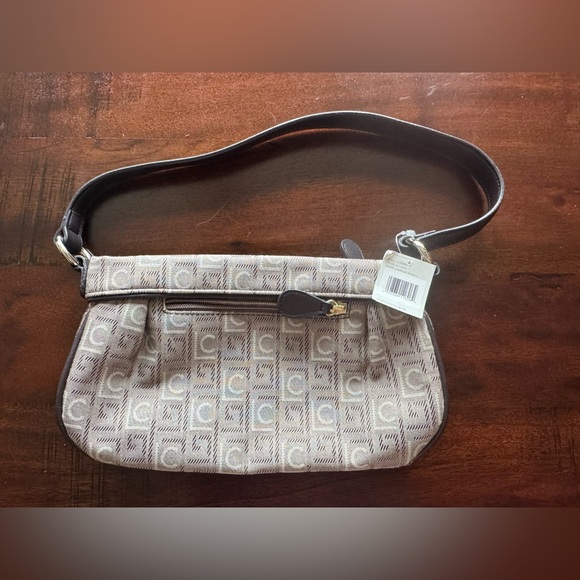 Liz Claiborne Handbags - NWT Liz Claiborne Heritage Mosaic Camel Logo Bag Y2K Style